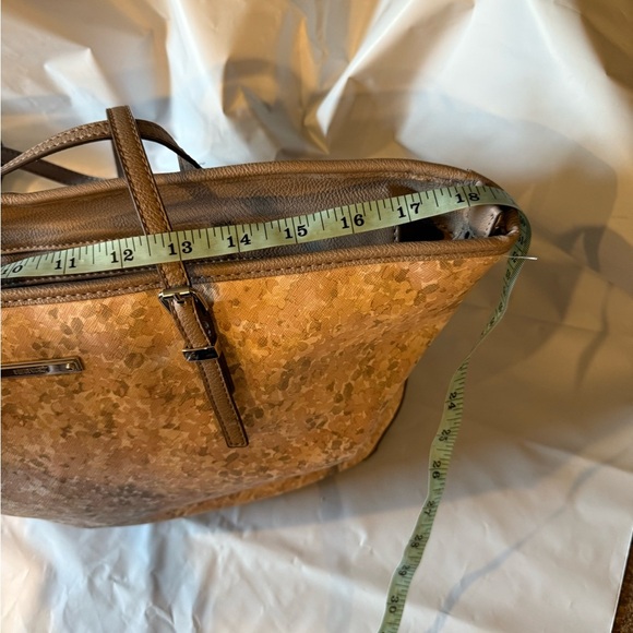 Nine West Floral Tote Beige Cream Hand Bag Large - Picture 9 of 10